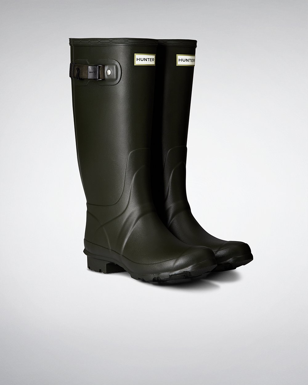 Galochas Largas Hunter Feminina Verde Escuro Oliva - Huntress Leg - 76NLGTZFI
